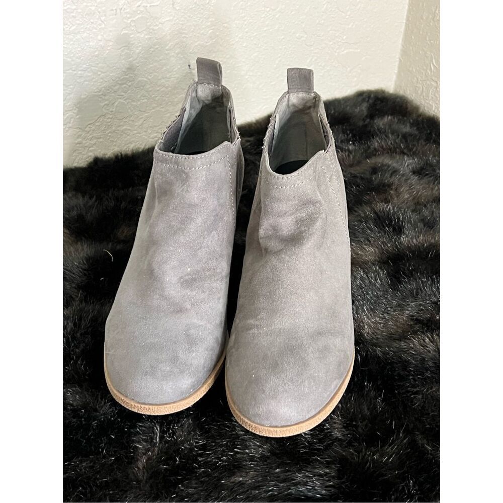 Dolce Vita Womens Faux Suede Block Heel Ankle Boots 7